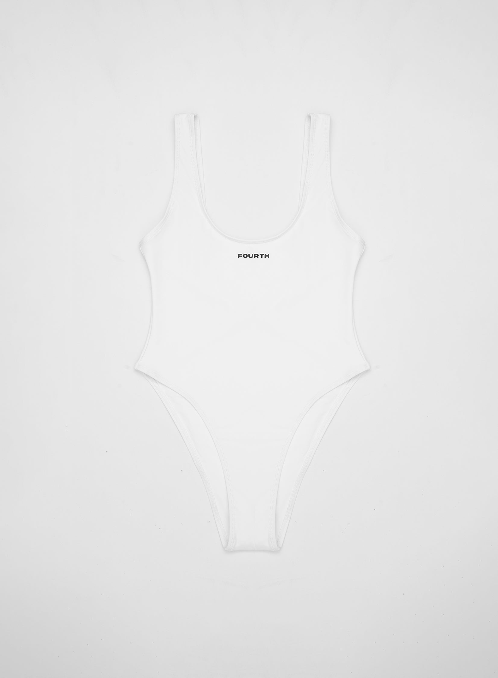 White Fourth Branded Swimsuit